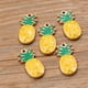 thumbnail image 2 of Accesorios de joyería de aleación KC colgante de aceite de gota de oro 10 frutas plátano manzana piña sandía, 2 of 6