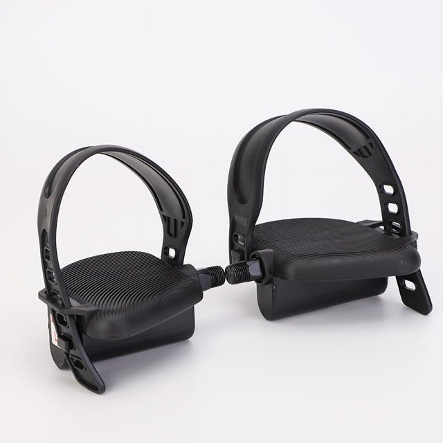 1 par de pedales de bicicleta estática con correas antideslizantes para bicicleta estática - 1/2 pulgada