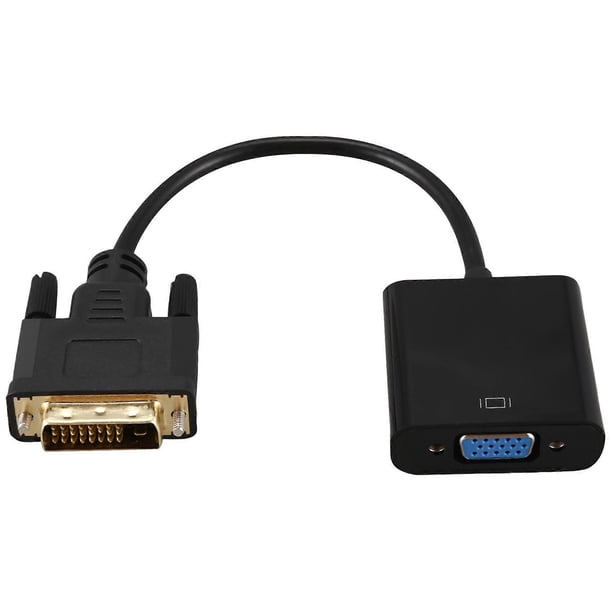 DVI to VGA Adapter Cable 1080P DVI-D to VGA Cable 24+1 25 Pin DVI Male to 15 Pin VGA Female Video Co