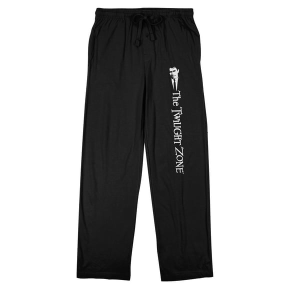 Twilight Zone Logo Men's Black Sleep Pants-XXL