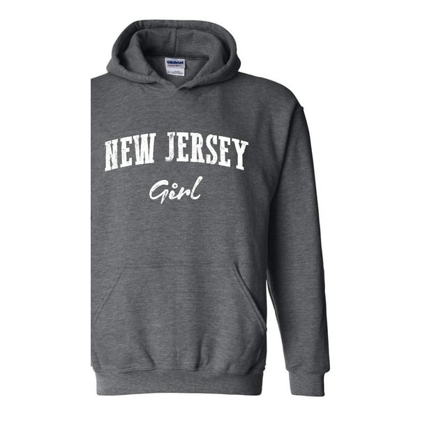 IWPF Unisex New Jersey Girl Hoodie Sweatshirt