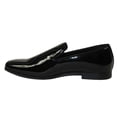 thumbnail image 4 of Men Santino Luciano Formal Shoes Patent Leather Shiny Slip on Loafer C350 Black, 4 of 8