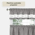 thumbnail image 7 of Achim Live, Love, Laugh Window Curtain Tier Pair and Valance Set, 7 of 7