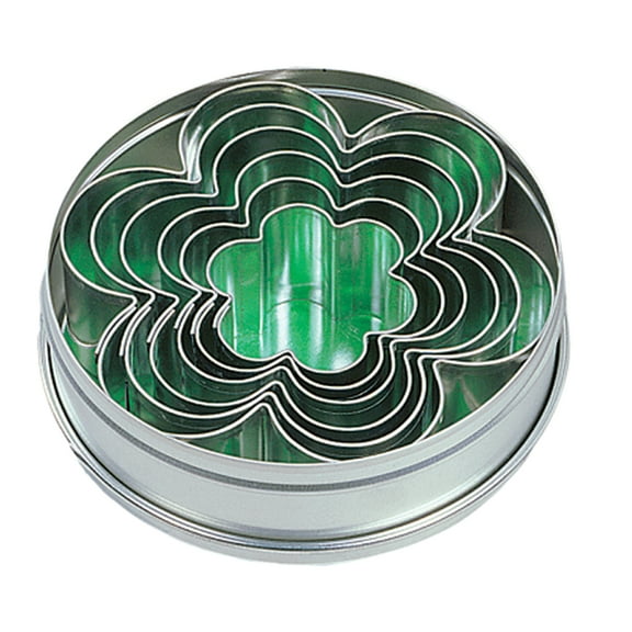 Fox Run Flower Cookie Cutter Set, 6-Piece