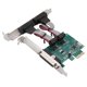thumbnail image 4 of ST36 PCI-E a 2 puertos serie + 1 puerto paralelo Adaptador de tarjeta combinada Convertidor Tarjeta vertical, 4 of 8