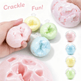 thumbnail image 6 of Wax Cracking Squeeze Stress Ball, ASMR Tactile Squeeze Toy, Crunchy Crackable Sensory Fidget Toys, Dreamy Pastel Colors, Holiday Gathering Game Toy for Teens and Adults E, 6 of 8