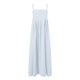 thumbnail image 5 of Vestido largo sin mangas de verano con tirantes finos y ribetes en contraste para mujer, 5 of 6