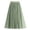 Green, variant on Sentmoon Maxi Skirts for Women High Waisted Solid Color Pleated Summer Skirts for Women Midi Length Pleated Gauze Skirts for Women Beach Must Haves Active White Free Size