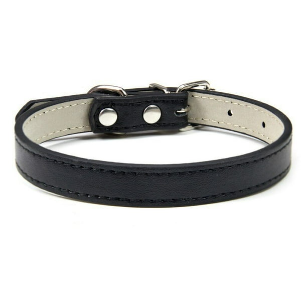 1PC Popular Adjustable Colorful Pet Collars Kitten Cat Collar PU Leather Neck Strap Safe for Dogs Soft Pet Supplies qym unisex