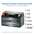 thumbnail image 3 of Chrome Pro Battery Ytx7a-bs (7a-bs 12 Volts,6 Ah, 100 Cca) Sealed AGM iGel Power Sports Battery replaces 7a-bs Cytx7a-bs Gtx-7a-bs, 3 of 8