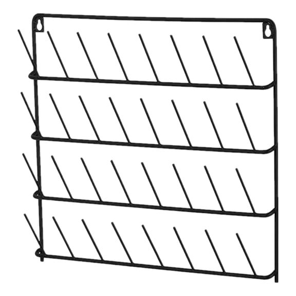 Oumilen 32-Spool Wall Mounted Metal Sewing Thread Rack, Black