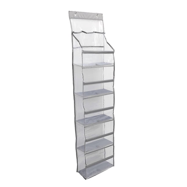 Multifuntional Over The Door Organizer 5 Layers 3 Large Capacity Pockets Anti Tilt Hanging Closet Door Organizer for Pantry Nursery Bathroom