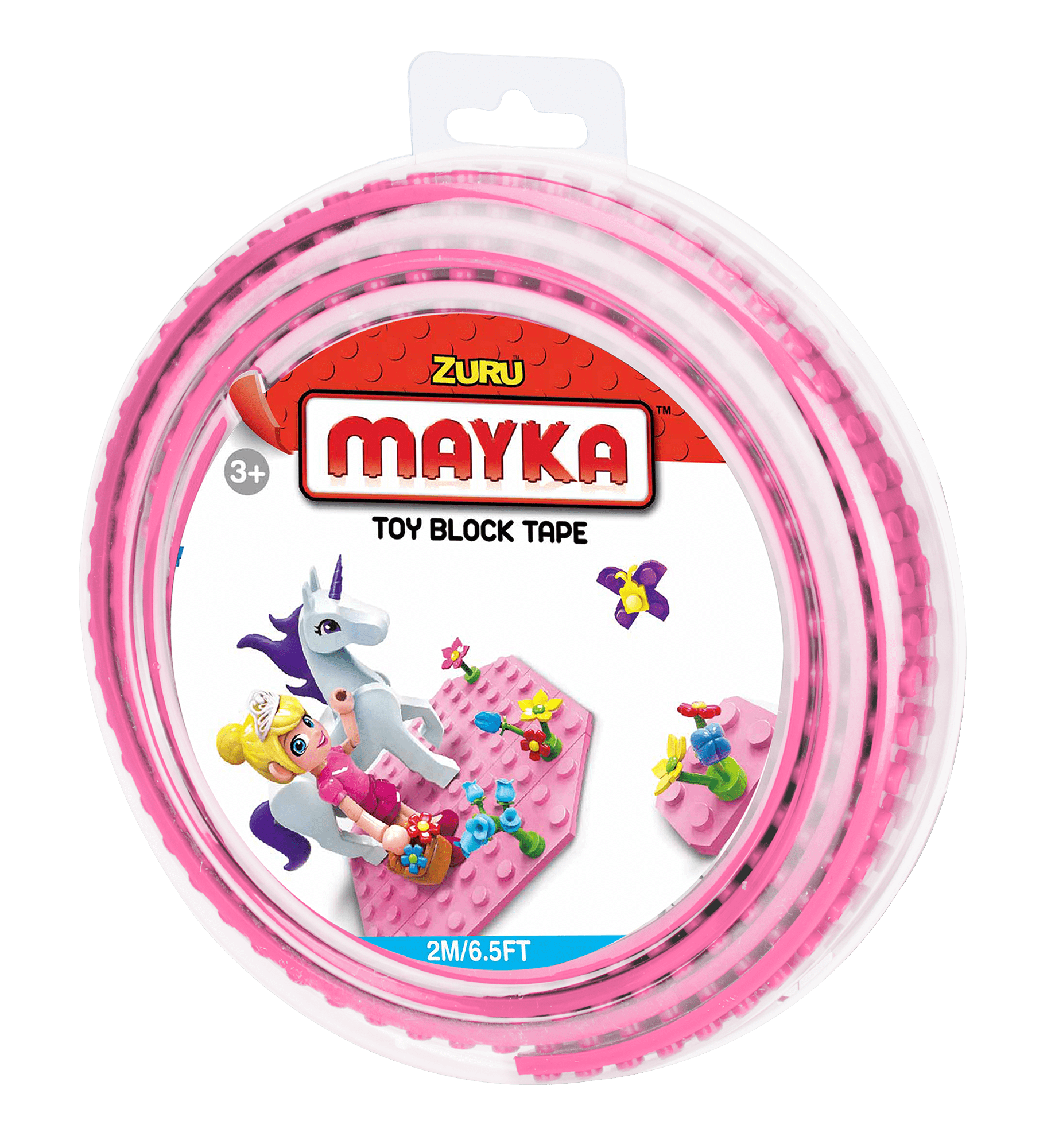 Photo 1 of Mayka Toy Block Tape, 6.5ft 2-stud (Pink)