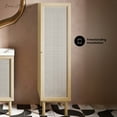 thumbnail image 2 of Classe 15.5 x 15 x 60 Freestanding Linen Cabinet in Natural Oak, 2 of 10