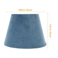 thumbnail image 2 of FUTUREORYY Abat-Jour de Lampe de Sol Rond en Métal Bleu Atmosphère Chaude Lot de 1, 2 of 5