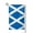 Square, variant on Scottish Flag Double Sided Garden Flag for Indoor Outdoor Decorations 12.5 * 18 Inches Fillet