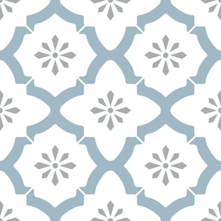 Floorpops Alfama Peel Stick Floor Tiles 10 Tiles 10 Sq Ft