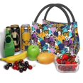 thumbnail image 3 of Easygdp Retro Panther Bolsa de Almuerzo Insulada Reutilizable, Bolsa de Mano y Bandolera para Oficina, Trabajo, Viajes, 3 of 6