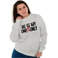thumbnail image 3 of Romantic Matching Set His Hers Couple Women Plus Size Crewneck Sweatshirt Brisco Brands 2X, 3 of 6