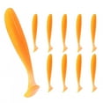 thumbnail image 1 of Appât de Pêche Douce, 10pcs 70mm Simulation Artificielle T Queue Leurre Appât Pêche Leurre Appât Conception de Pointe, 1 of 8