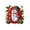 O, variant on Christmas JoyMoreHome 26 Letters Red Christmas Ornaments Christmas Tree Decorations Pendant Christmas Tree Ornaments,Xmas Tree Hanging Decor Party Supplies