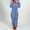 Blue, variant on ZZwxWA Womens Fuzzy Jumpsuit One-Piece Zip Up Pajamas Loose Fit Plus Size Jumpsuits Winter Soft Plush Fleece Cozy Loungewear