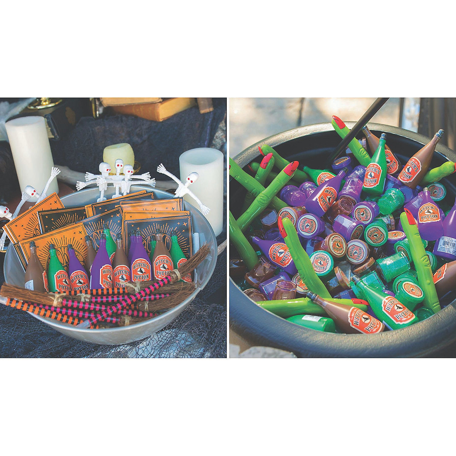 Bulk Mini Witch’s Potion Tubs of Slime, Toys, Halloween, 240 Pieces