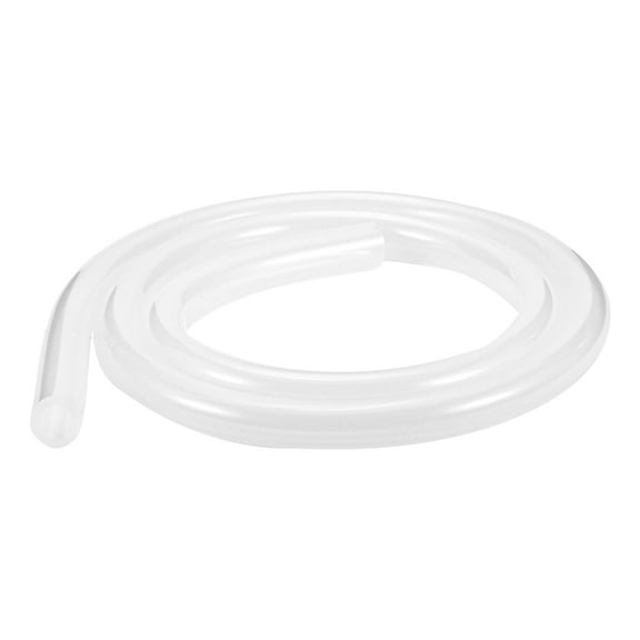 Unique Bargains 3.3Ft 1/2" 12mm ID 3mm Thickness Silicone Vacuum Hose for Air and Water Clear