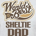 thumbnail image 3 of CafePress - Sheltie Dad Gift Light T Shirt - Men's Classic Graphic T-Shirt, 3 of 4
