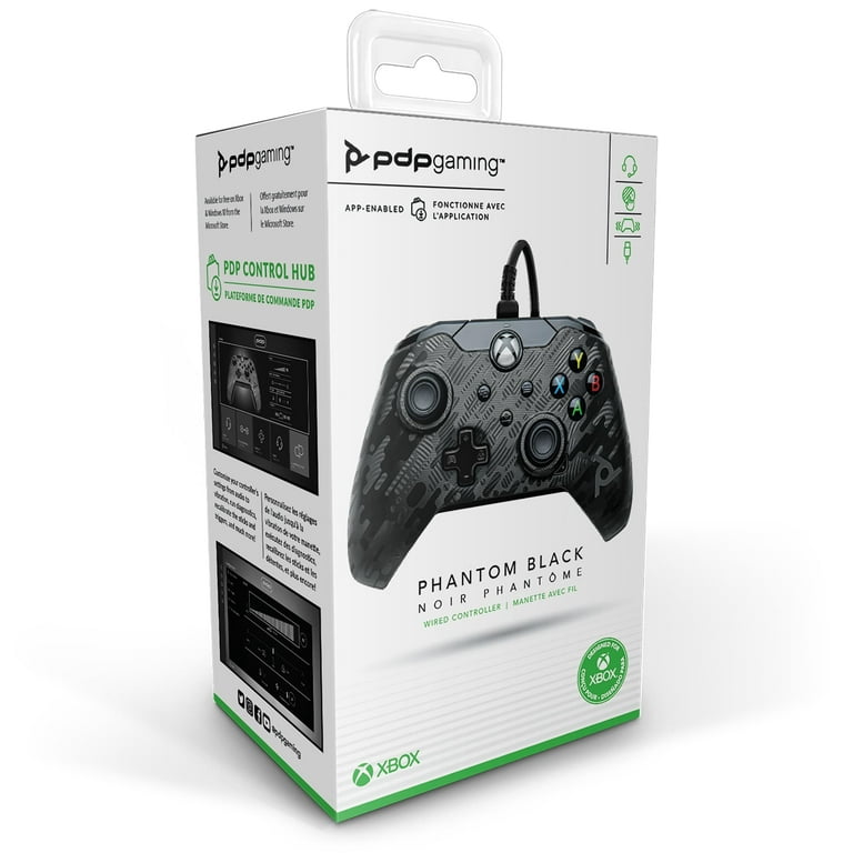 PDP Controlador Wired Fuse Black + 1 Month Gamepass