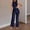 Dark Blue, variant on Wedding Guest Jumpsuit For Women, Formal Summer Sequin Sleeveless High Waist One Piece Outfits Slim-Fit Pants Romper Black L