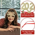 thumbnail image 4 of Selrti 2026 New Year Party Glasses Lightweight Red Glitter Eyewear Frame with Snowflake Holly Decoration Festive Sequin Hair Hoop, 4 of 8