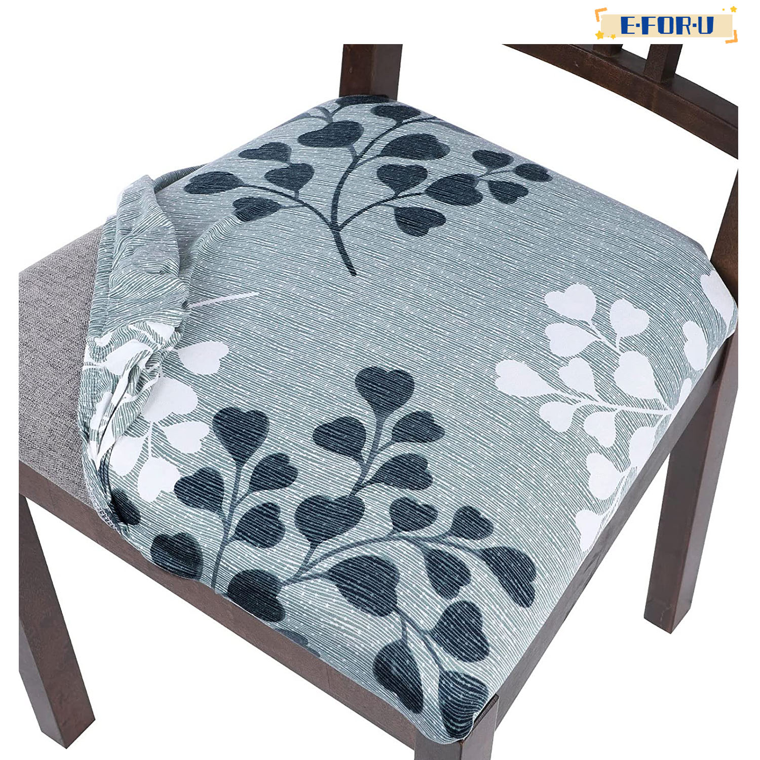 Seat Covers for Dining Chairs, 6 Pack Stretchable Removable Dining Room Chair Seat Covers