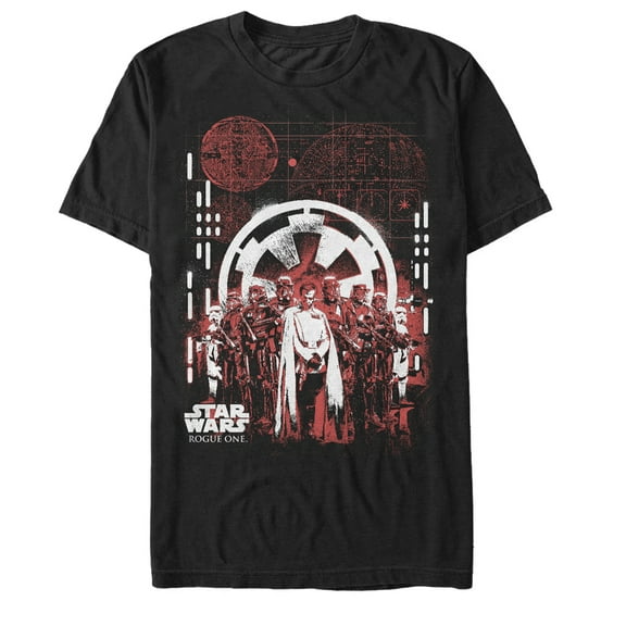 Men's Star Wars Rogue One Krennic Villain Entourage  Graphic Tee Black Medium