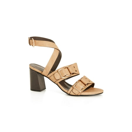 

City Chic Women s Wide Fit Strappy Denver Heels