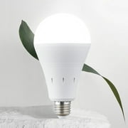 JahyElec Rechargeable Emergency Light Bulb 4 Pack for Power Outage Battery Operated Bulb