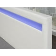 thumbnail image 3 of Lit plateforme double Dhara, blanc, 3 of 3