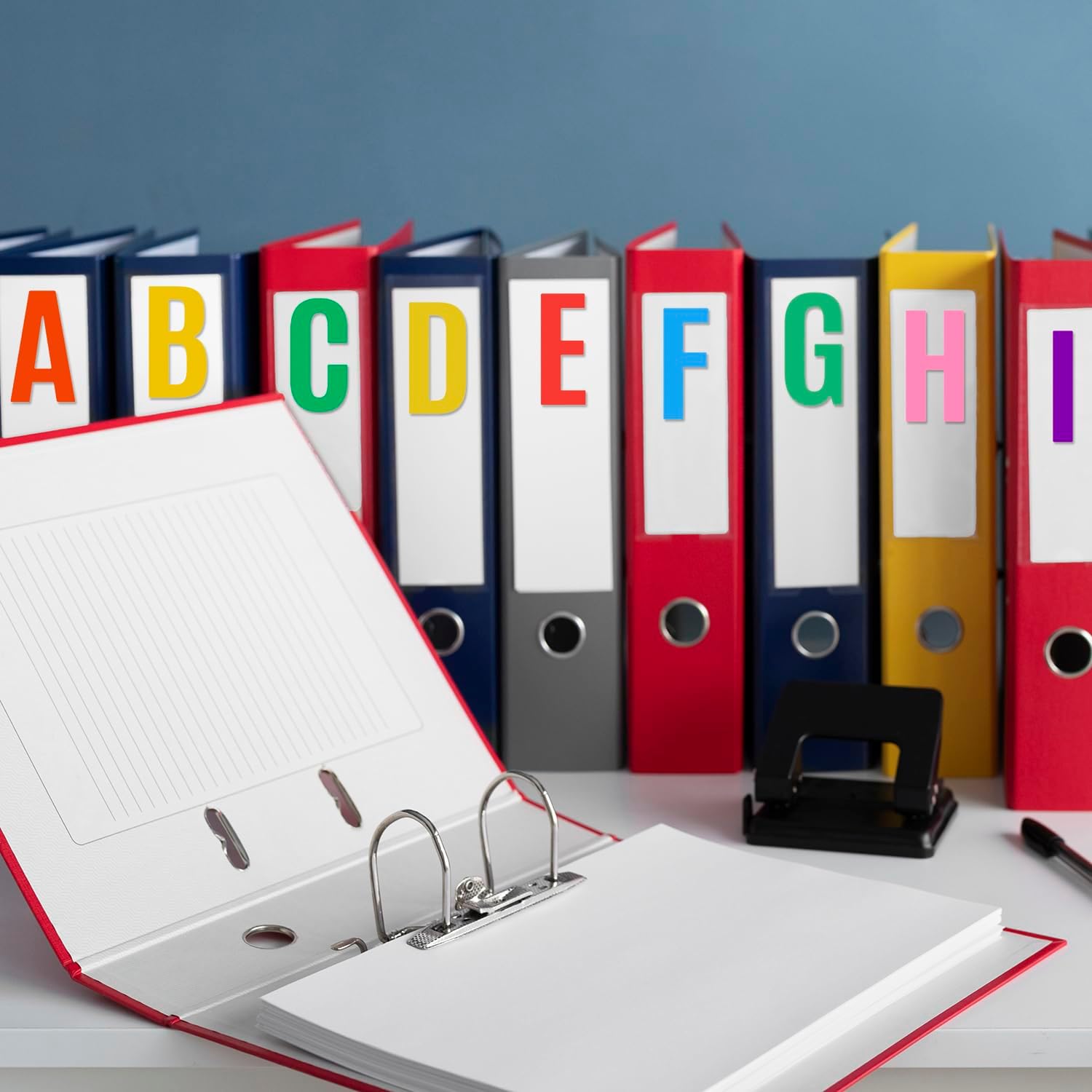 Letter Stickers 1560 Pieces 30 Sheets Stick on Vinyl Letters Capital Alphabet Sticker Letter for Craft Bulletin Boards Classroom Home Business Decor(Multicolor,1 Inch,2 Inch)