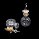 thumbnail image 5 of 2pcs Claro Botella De Vacía Vial Corcho Tapas De Metal Colgante DIY - Botella Hugo botella colgante, 5 of 5