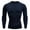 Blue, variant on Hontri Men T Shirts Mens Fitness Long Sleeve Running Sports T Shirt Men Thermal Muscle Athletic Gym Compression Clothes Black Xl