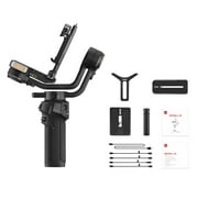 ZHIYUN WEEBILL 3S Standard Handheld 3-Axis Camera Gimbal Stabilizer with Quick Release, Built-in Fill Light, PD Fast Charging Battery, Max. Load 3kg/6.6Lbs, Suitable for Sony, Nikon DSLR, Mirrorless