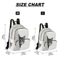 thumbnail image 2 of FORMRS Mini Backpack Purse for Women Quilted Travel Daypack Casual Shoulder Bag, Black Cute Cat, 2 of 7