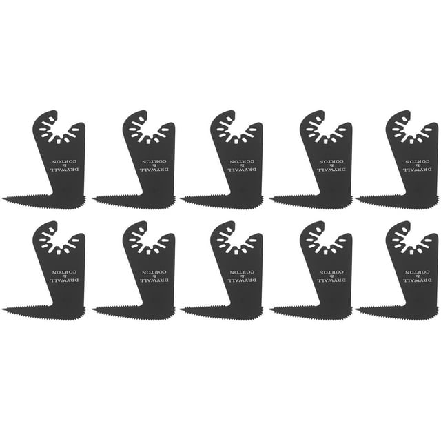 Multitool Jab Saw Blade, Double Sided Teeth Multitool Saw Blade 10PCS High Hardness for Replacement