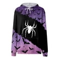 thumbnail image 6 of Godom Pumpkin Hooded for Women Fall Y2K Hoodies Halloween Pumpkin Face Graphic Winter Sweatshirt Long Sleeve Pullover, 6 of 6