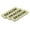 Brushed Gold, variant on All Quality Badges Deacon 1 x 3" Name Tag, Silver (3 Pack)