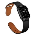thumbnail image 2 of Correa de cuero para apple watch, banda de reloj de 44mm/40mm 42mm/38mm, pulsera para apple watch 5 4 3 se 6, 2 of 4