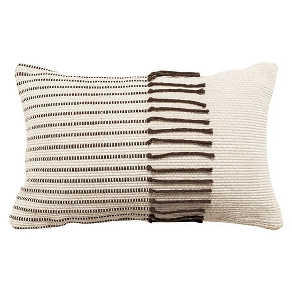Funda de almohada de macramé, funda de cojín de bohemio tejida para cama, sofá, sofá, decoración para el hogar, cómodas de almohada con 30x50cm Sunnimix funda de cojín decorativa