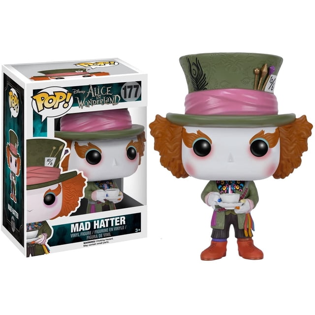 Funko POP Disney: Alicia en el país de las maravillas Figura de acción - Sombrerero Loco, Multi