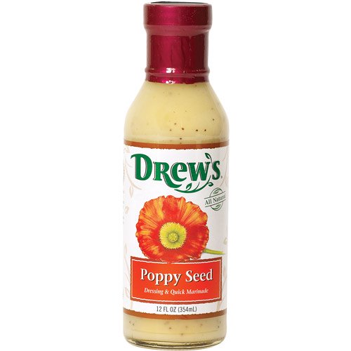 Drew's Poppy Seed Dressing & Quick Marinade, 12 oz (Pack of 6
