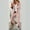 Pink, variant on Women's Houndstooth Suit Set Elegant Blazer & Pants with Lapel Collar, Spring/Fall Office Wear & Casual Outfit